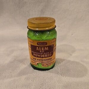 Vtg 2oz‎ McKesson's Alum (Ammonium Alum) Powdered An Astringent Made In 🇺🇸